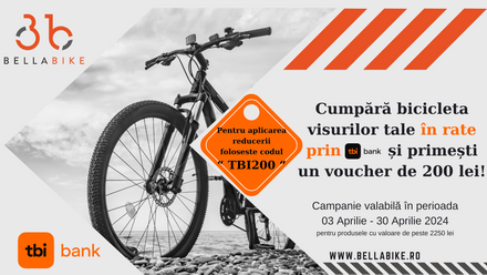 Voucher Cadou Bella Bike-TBI Bank!