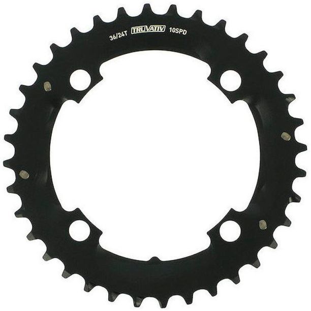Foaie angrenaj Pedalier Sram MTB 36T 104 S1 49 CHAINLINE AL5 2X10 negru (36/22)