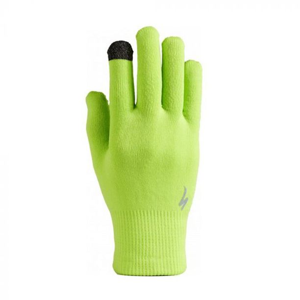 Manusi Bicicleta Specialized Thermal Knit LF Hyper Green