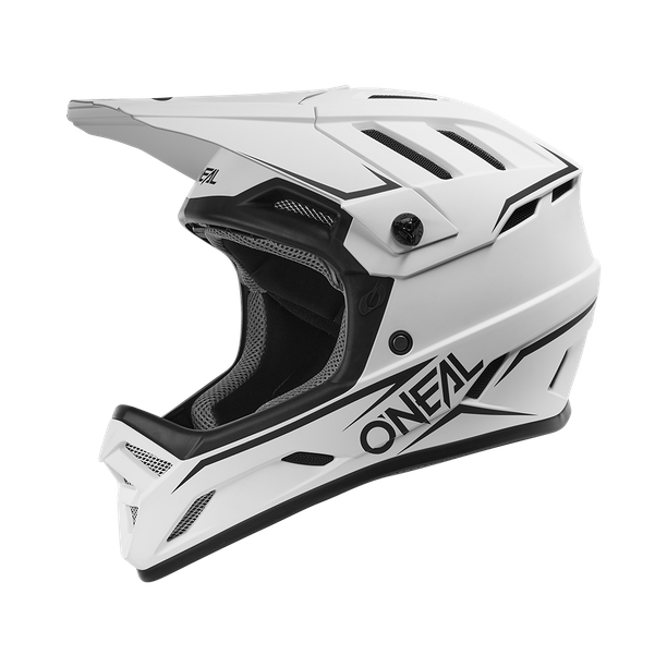 Casca Bicicleta Full-Face O'Neal Backflip Solid V25 Alb