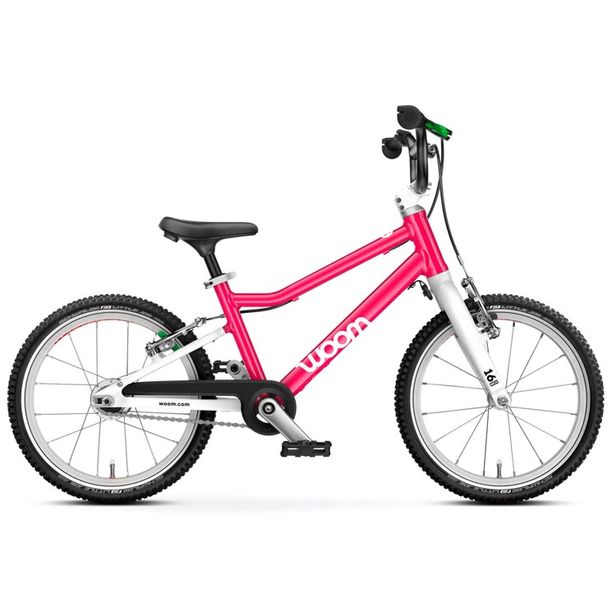 Bicicleta Copii Woom GO 3 Automagic 16 Roz