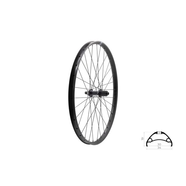 Roata Bicicleta Spate KLS Asesino 30 DSC R 27.5 Negru