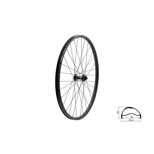 Roata Bicicleta Fata KLS Segador 30 SL DSC F 27.5 Negru