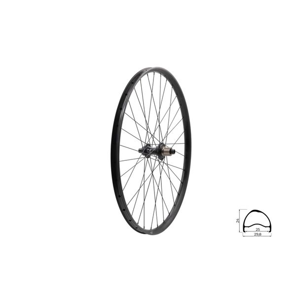 Roata Bicicleta Spate KLS Segador 25 SL DSC R 28-29 Negru