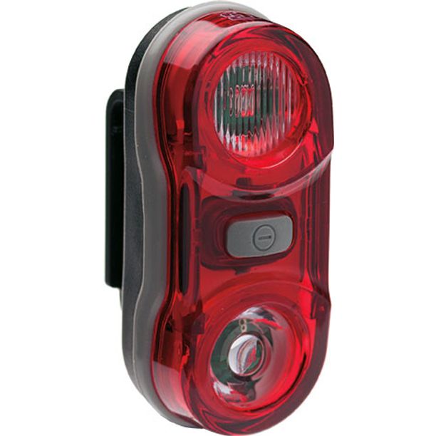 Stop spate BikeFun Twin 2 LED-uri rosii