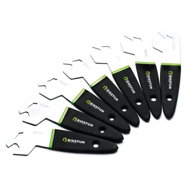 Cheie conuri Bikefun, 16 mm, maner ergonomic, negru-verde