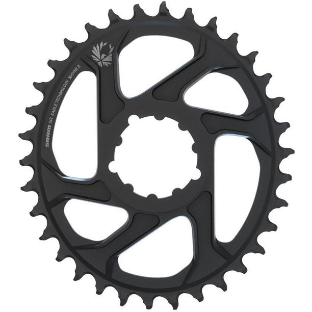 Foaie angrenaj X-SYNC 2 Oval 34T Direct Mount 3mm Offset Boost Eagle negru