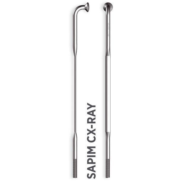 Spita Sapim D-LIGHT Inox 14G 268 mm J-Bend negru + Polyax cupru 14G 12mm negru
