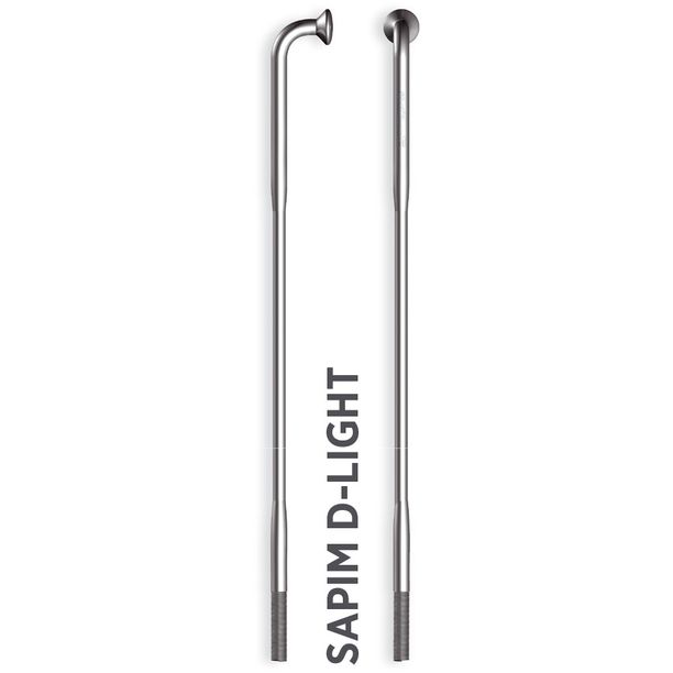 Spita Sapim Leader Inox 14G 182mm J-Bend + Polyax cupru 14G 12mm argintiu