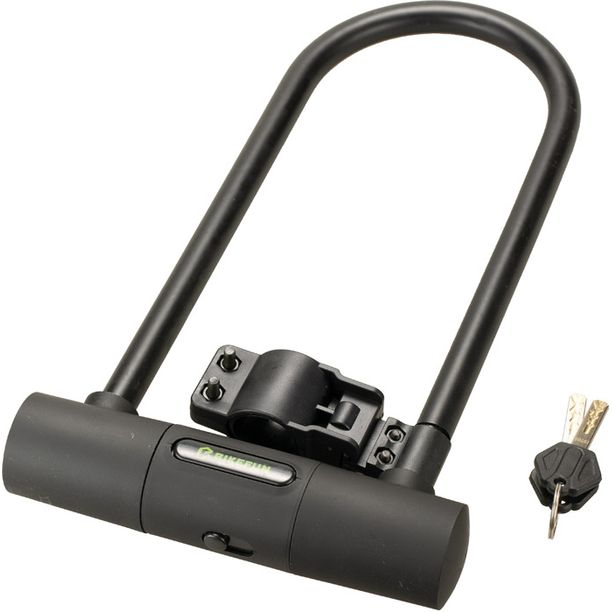 Antifurt Bicicleta U-Lock Bikefun FullBack, 180x320 mm, cu suport