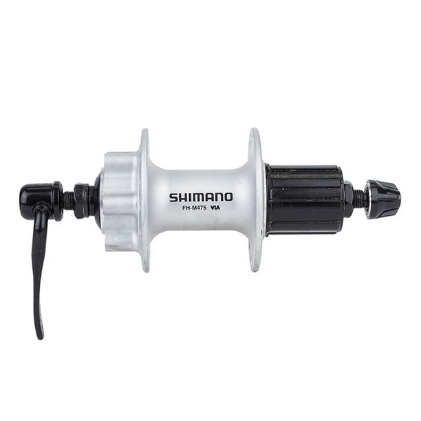 Butuc Bicicleta Spate Shimano FH-M475S, 32H, 8/9/10 viteze, argintiu