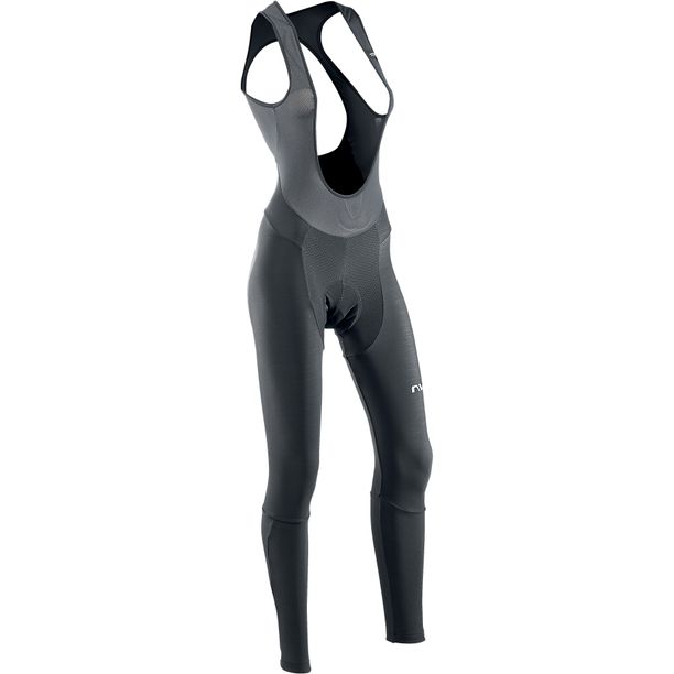 Pantaloni Ciclism Lungi Northwave Active WMN MS, iarna, dama, lung, bretele, negru