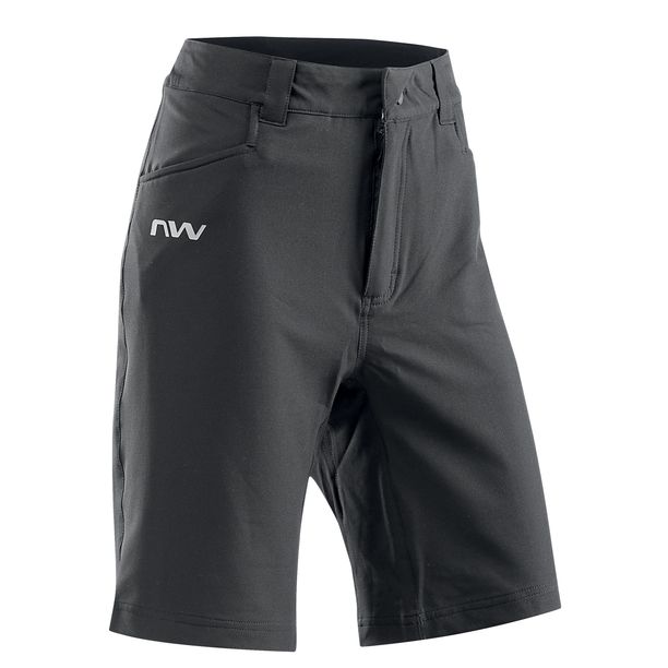 Pantaloni Ciclism Scurti Northwave Escape WMN, Baggy, dama, negru