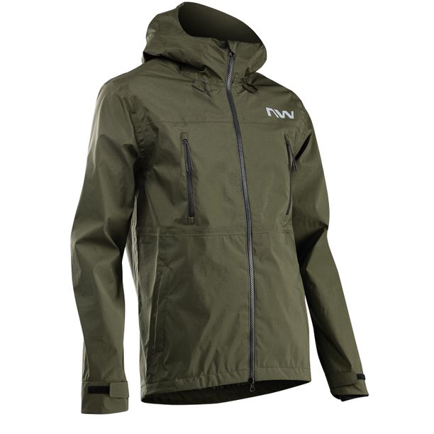 Jacheta Ciclism Northwave, Hardshell, verde