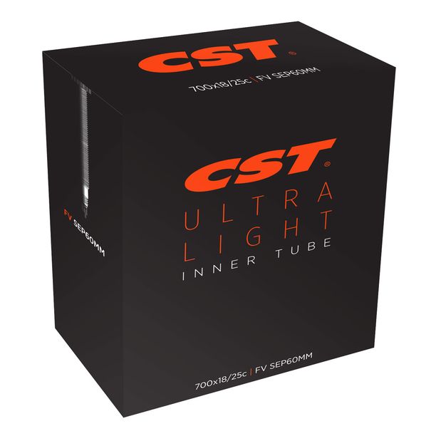 Camera Bicicleta CST 18/25-622/630 FV80 UltrarLight 80 mm, presta