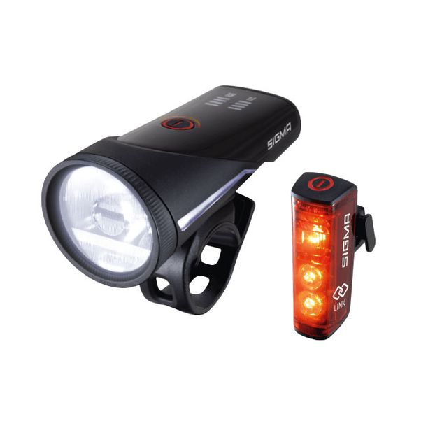 Set Lumini Fata/Spate Sigma Aura 100+Blaze Link suport cu suruburi 17960