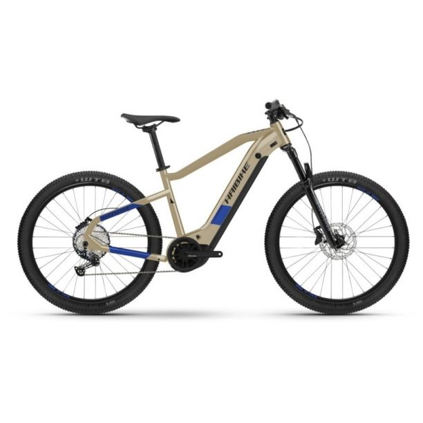 Bicicleta Electrica Hardtail Haibike HardSeven 7, 2022, cofee/blue