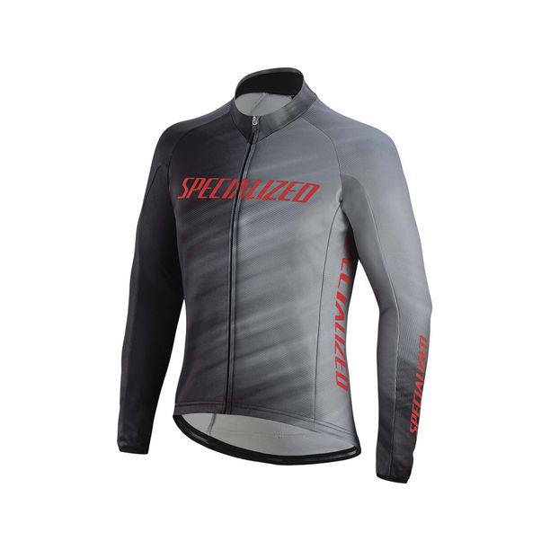 Jacheta Ciclism Tehnica Specialized Therminal RBX Comp Logo Faze LS - Gri-Negru