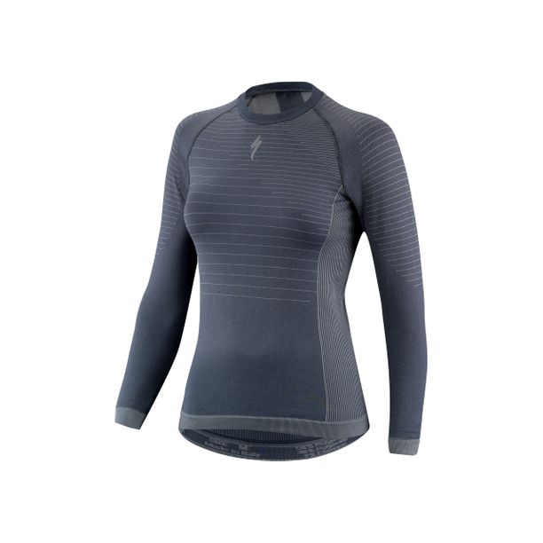 Bluza Ciclism Specialized Seamless Women's LS Baselayer, gri