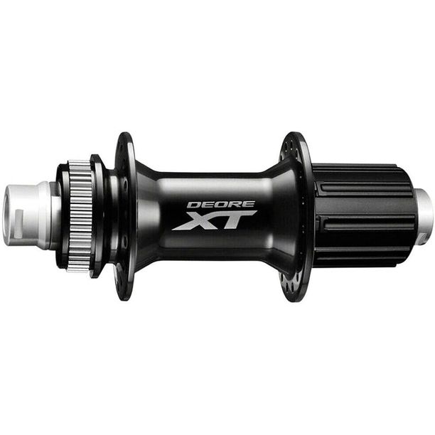Butuc Bicicleta Spate Shimano Deore XT FH-M8010-B, 32H, 8/9/10/11 vit, old 148mm, AX E-THRU, 12MM