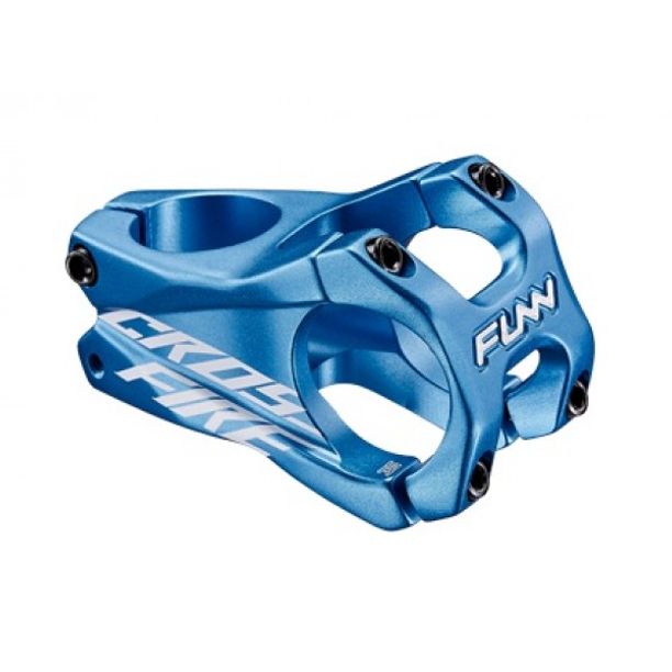 Pipa Ghidon fixa Funn Crossfire Alu 6061 CNC D:31.8mm L:35mm Albastru