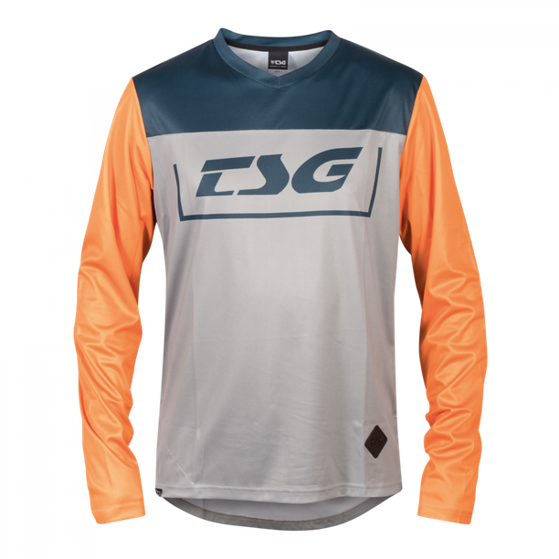 Bluza Ciclism Tehnica TSG Breeze L/S - Blue Orange