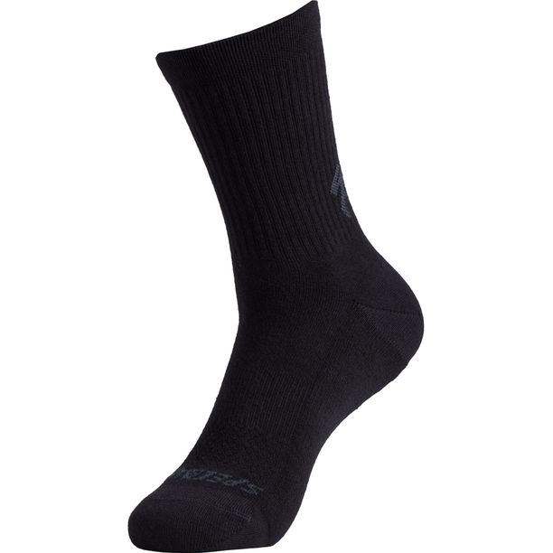 Sosete Ciclism Specialized Cotton Tall - Black