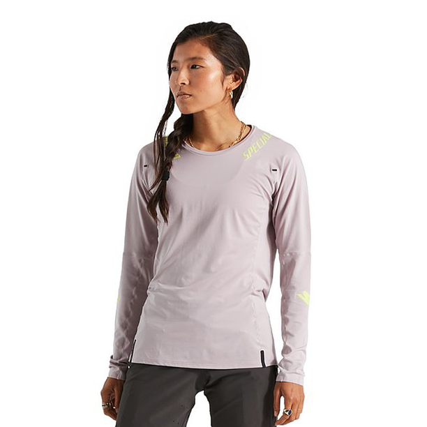 Tricou Ciclism Tehnic Specialized Women's Trail Air LS, Clay