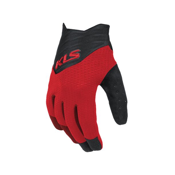 Manusi Bicicleta KLS Cutout Lungi Rosu