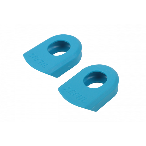 Protectii Brate Pedaliere ZEFAL Crank Armor - Cyan Blue