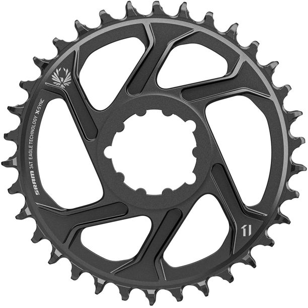 Foaie angrenaj X-SYNC 2 34T Direct Mount 6mm Offset Eagle negru