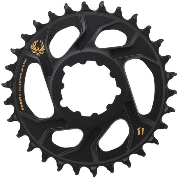 Foaie angrenaj X-SYNC 2 34T Direct Mount 6mm Offset Eagle Gold