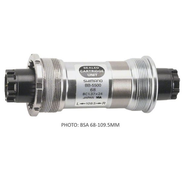 Monobloc Shimano 105 BB-5500 BSA 68X109.5MM AX HOLLOW