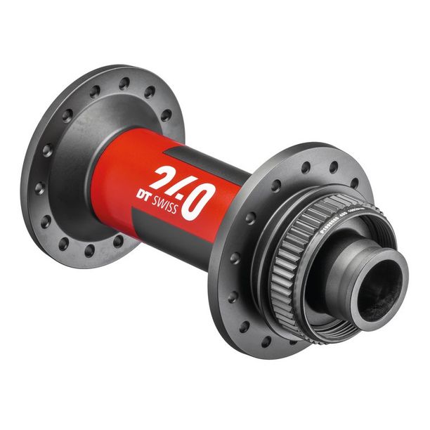 Butuc Bicicleta Fata DT Swiss 240 MTB, frana disc, 110mm/15mm, TA BOOST CL, 28H