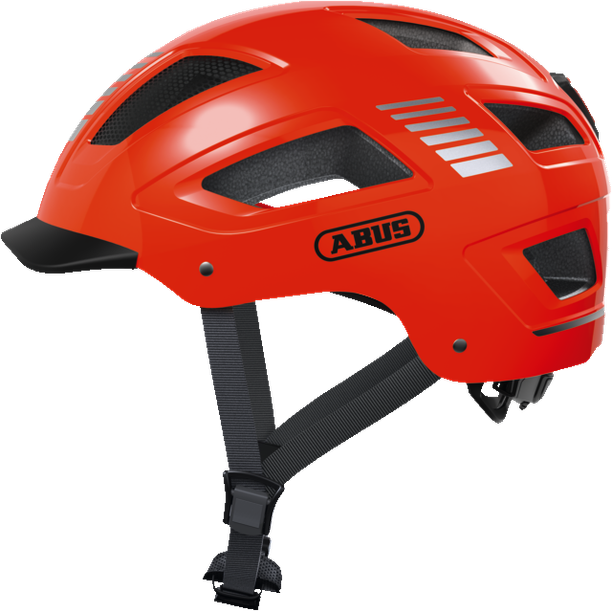 Casca Bicicleta Urban Abus Hyban 2.0 Signal, portocaliu