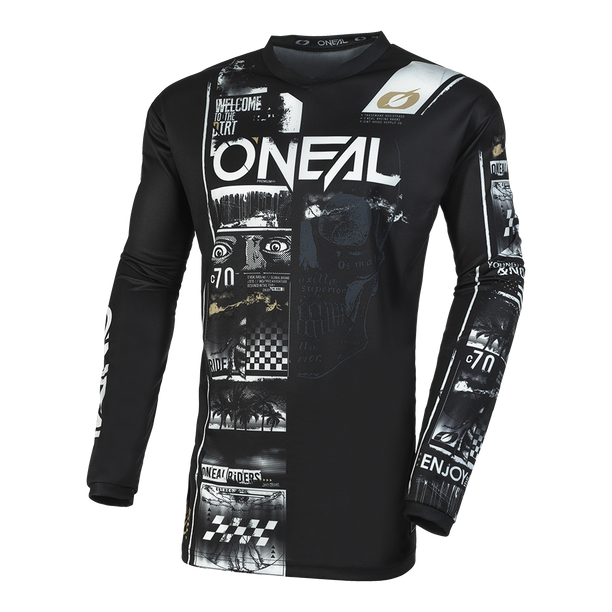 Bluza Ciclism O'Neal Element Attack Negru-Alb