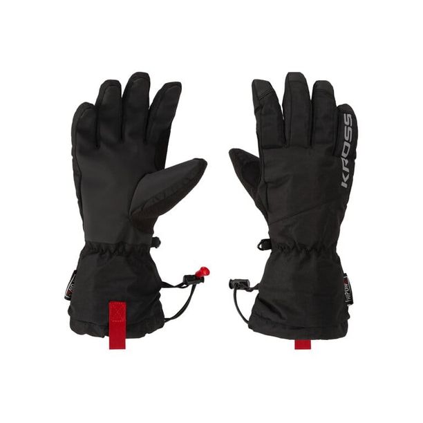 Manusi Bicicleta Kross Thermal 2.0 5F, negru-rosu