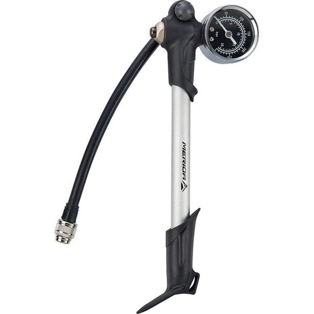 Pompa Bicicleta mana Merida Shock ECO, argintiu, 300PSI/21bar