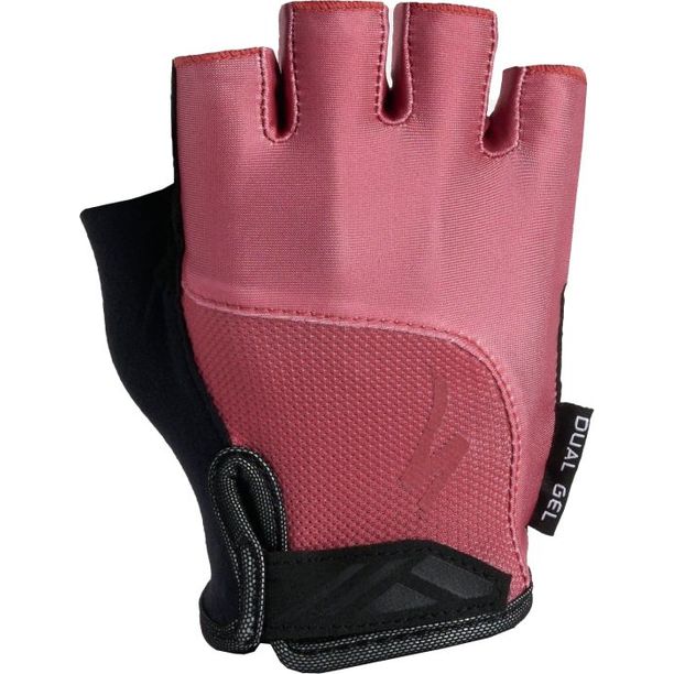 Manusi Bicicleta Scurte Specialized Women's Body Geometry Dual Gel SF - Dusty Roz