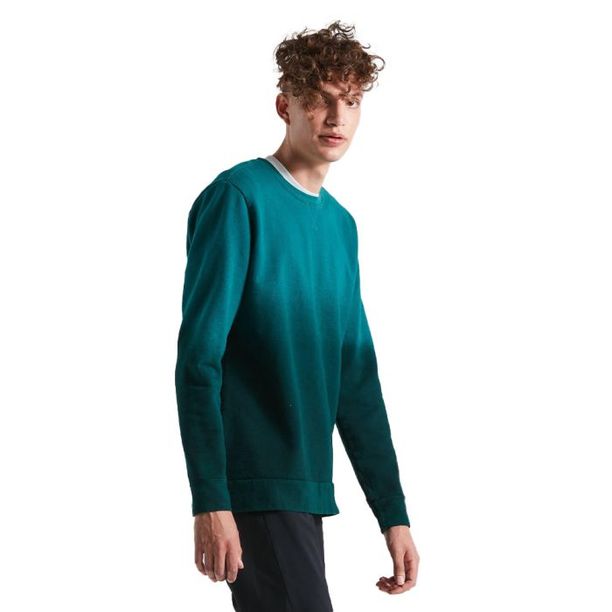 Bluza Ciclism Specialized Men's Legacy Spray LS Crewneck - Tropical Albastru