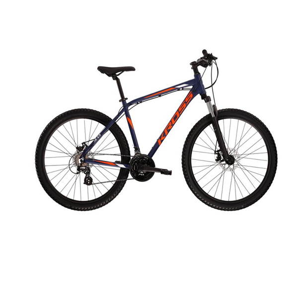 Bicicleta Hardtail Kross Hexagon 3.0, 27.5, albastru-portocaliu