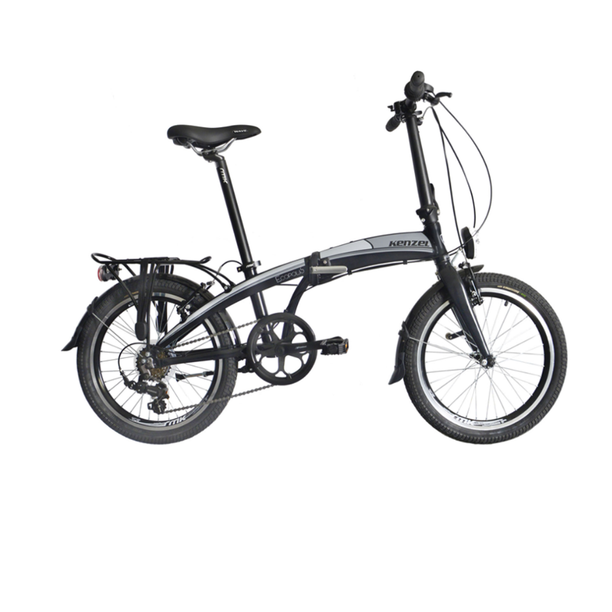 Bicicleta Pliabila Kenzel Ecopolis 6 viteze, negru-gri