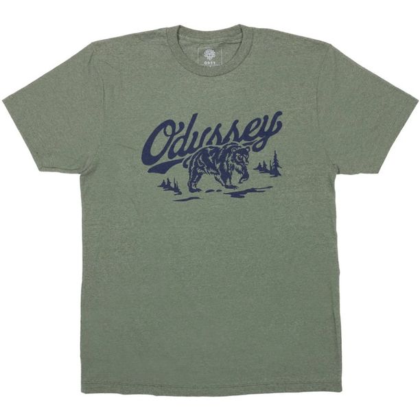 Tricou Ciclism Odyssey Roam olive/albastru