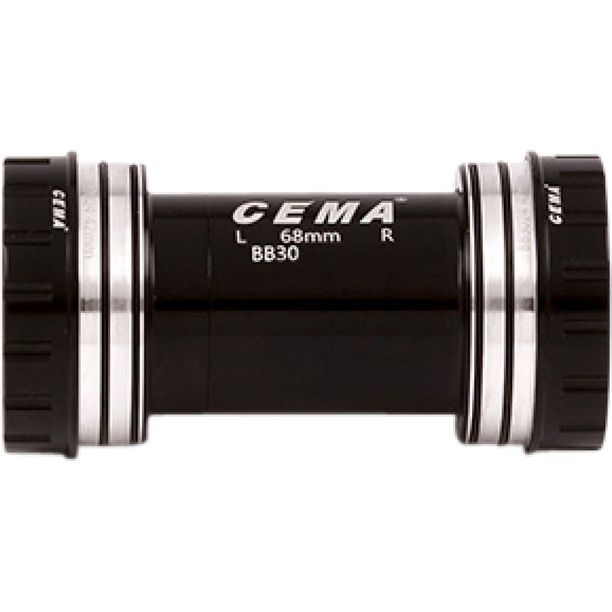 Butuc pedalier CEMA BB30 pentru FSA386/Rotor 30mm W: 68/73 x ID: 42 mm Ceramic - Negru, Interlock