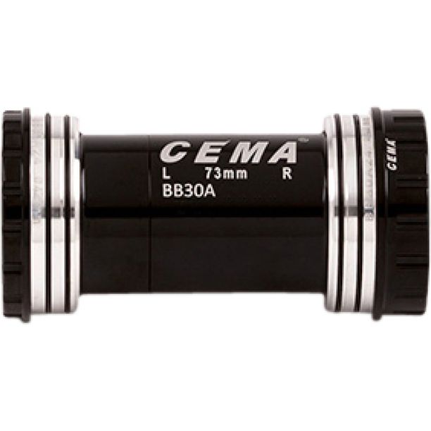 Butuc pedalier CEMA BB30A pentru Shimano W: 73 x ID: 42 mm Ceramic - Negru, Interlock