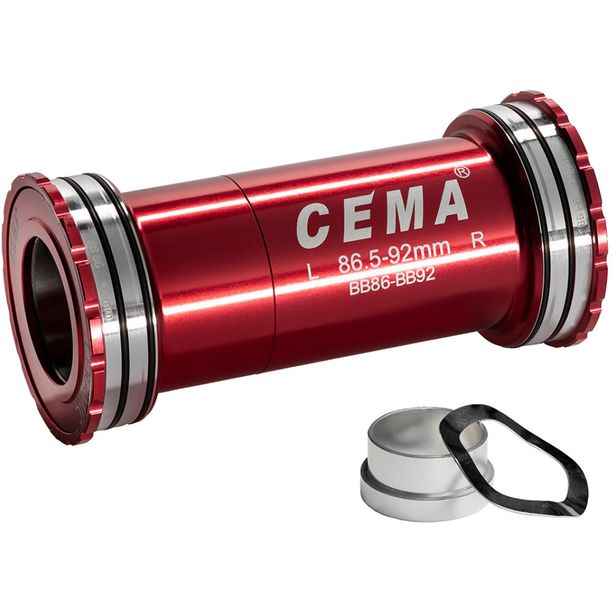 Monobloc CEMA BB86 BB92 Interlock SRAM GXP SG3 Ceramic COATED Rosu GXP