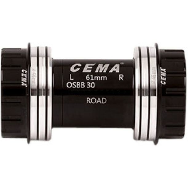 Butuc pedalier CEMA OSBB pentru SRAM GXP W: 61 x ID: 46 mm Stainless Steel - Negru, Interlock