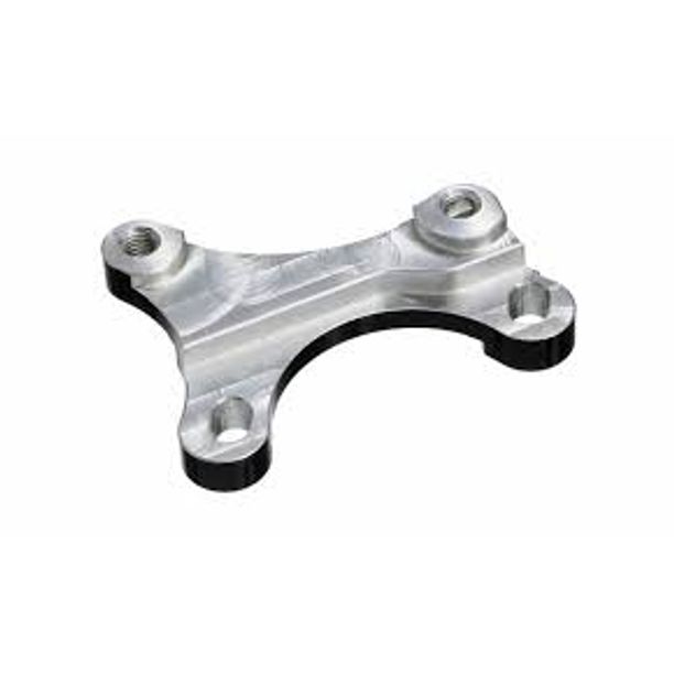 Adaptor Frana caliper Contec 180mm - fata / 160mm - spate 7175144, argintiu