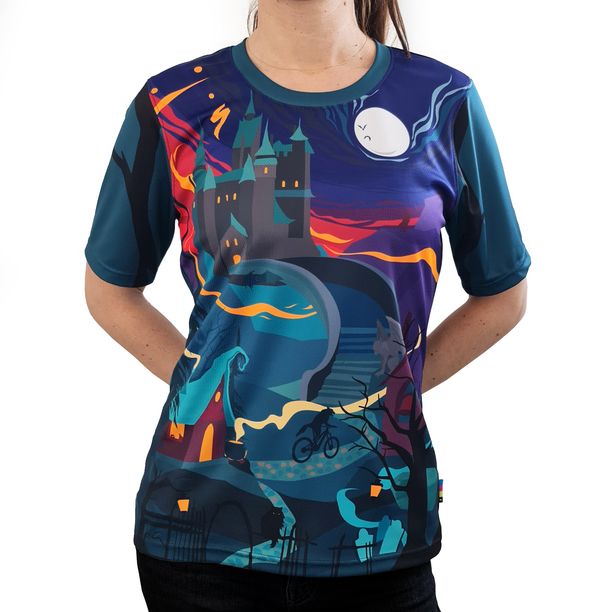 Tricou Ciclism Tehnic Specialized Women's All Mountain SS, Fairy Transilvania