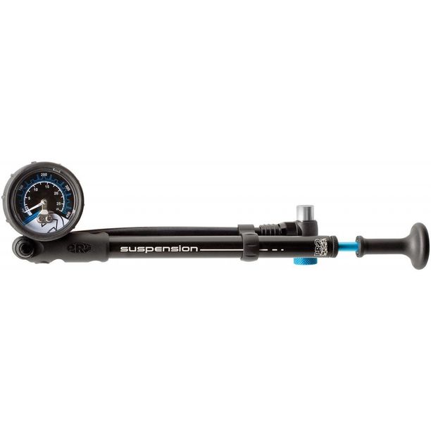 Minipompa PRO Suspension Performance 400PSI Pressure Gauge Negru